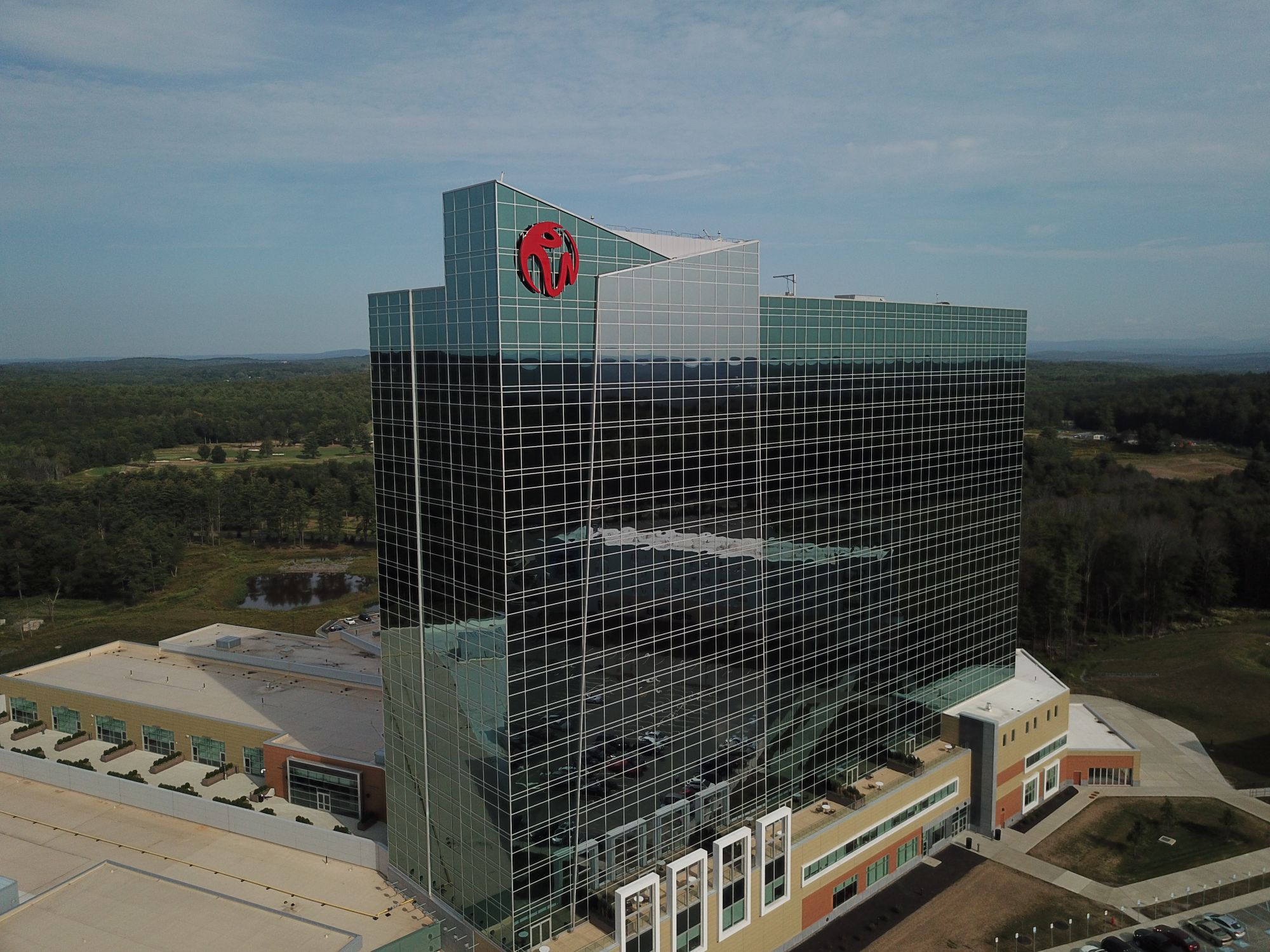Resorts World Catskills Hotel view from sky