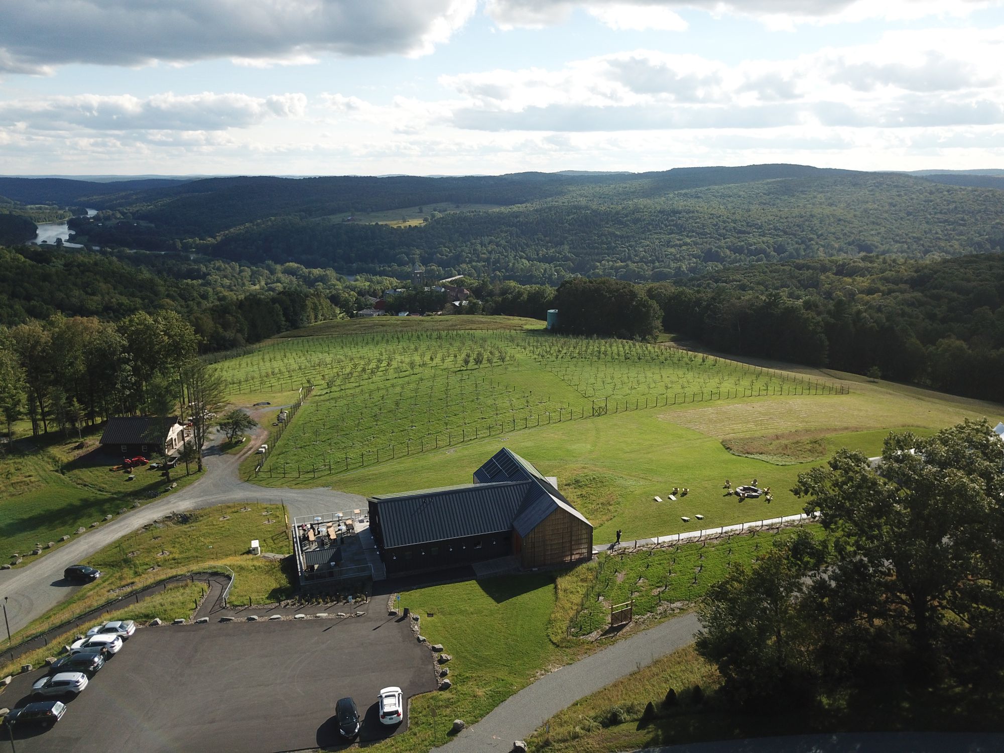 Aerial image of Seminary Hill Orchard